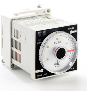 TC90 - multirange multivoltage multifunction recessed timer
