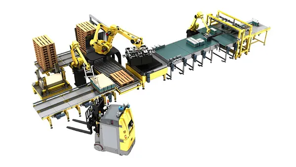 AUTOMATIC PALLETIZERS ROBOT DRAGON TISSUE