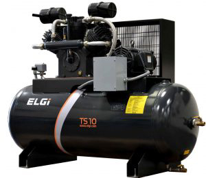 Lubricated Reciprocating Industrial Air Compressor