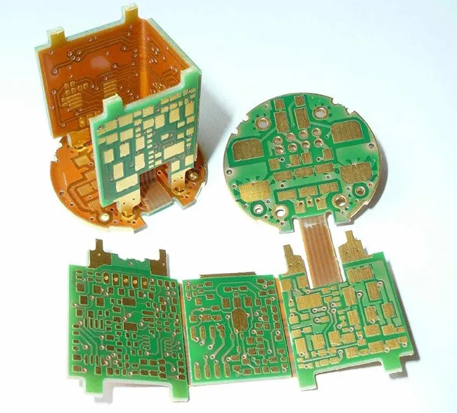 Rigid flexible printed circuit boards