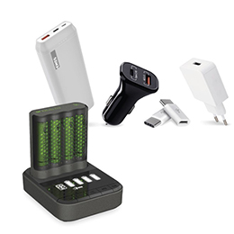 Battery Chargers- Power Banks-Power Supplie