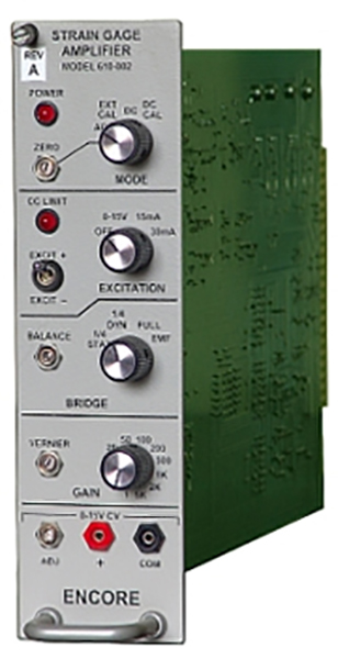 Model 610 strain gage amplifier