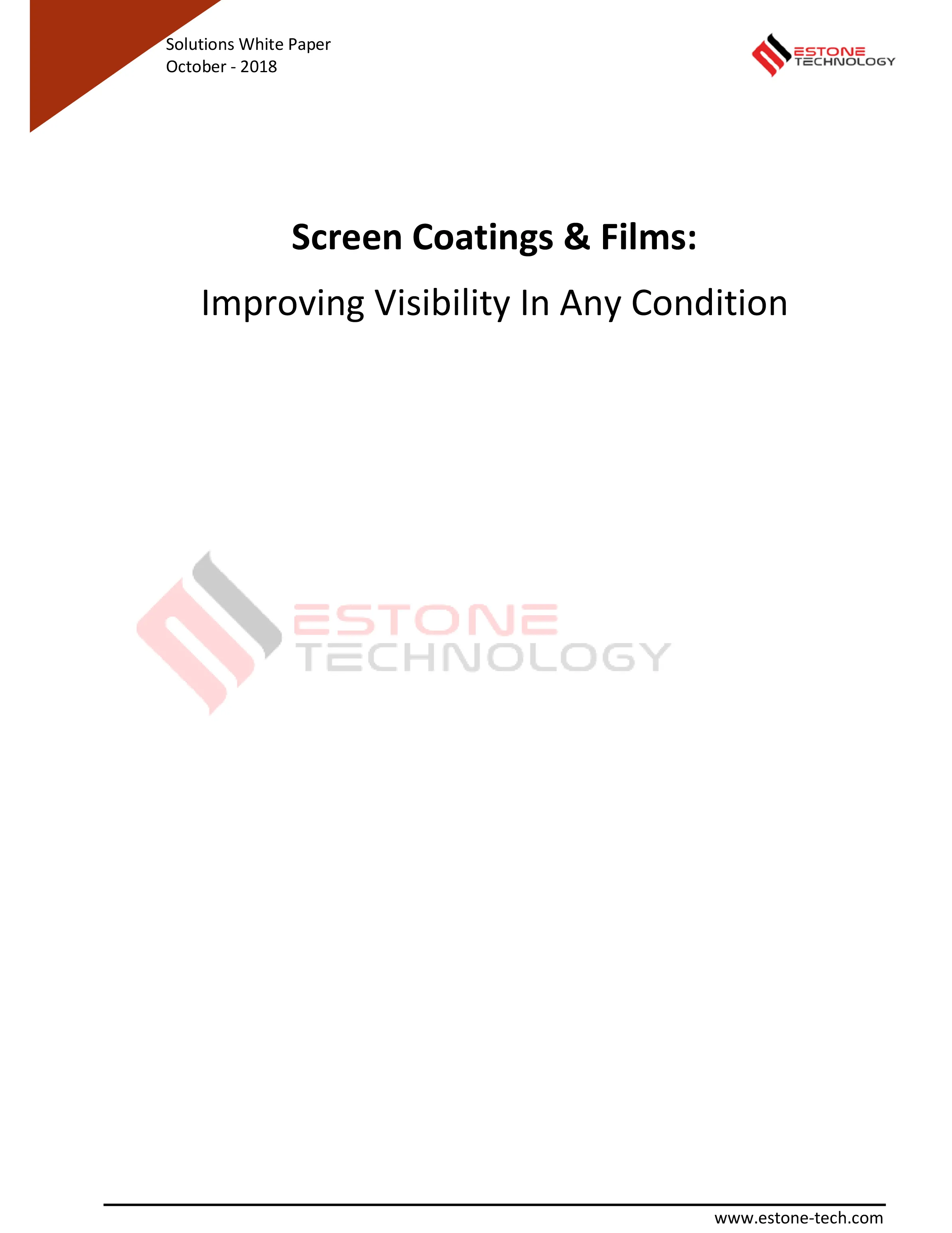 Screen Coatings & Films