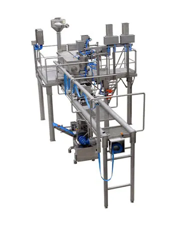 MXCD-2200 - Double bowl automatic mixer with Premix