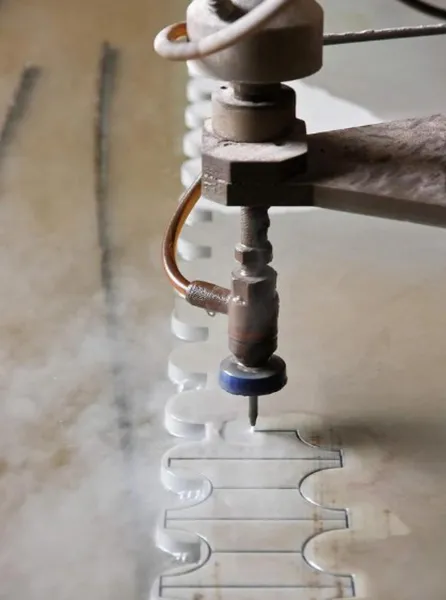 Waterjet cutting