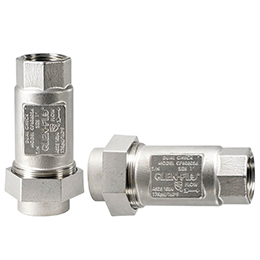 Dual Check Valve - Stainless Steel