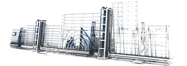 VERTICAL CUTTING LINE FOR LAMINATED GLASS