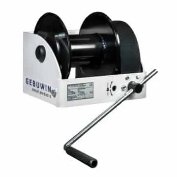 Worm gear hand winch 250 - 1500 kg