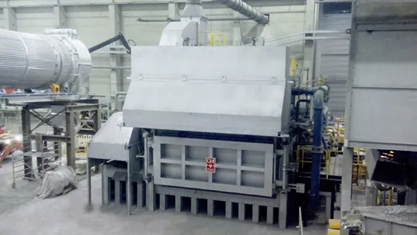 Reverberatory furnace with sidewell – VORTEX