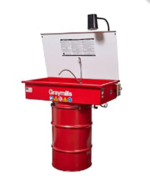 Solvent Drum Mount Manual Parts Washers