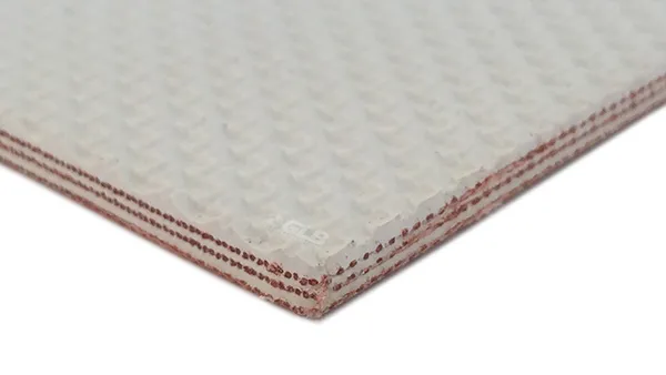 3-Ply White Nitrile COS Conveyor Belt