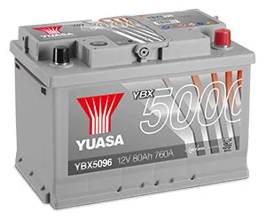 YBX5000 Silver High Performance SMF Batteries