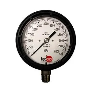 Tecsis Model P2119 Pressure Gauge 130mm Bottom Entry Safety Pattern