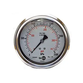Tecsis Model P2329 Pressure Gauge 100mm Rear Entry
