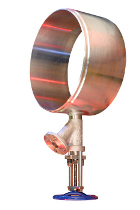 Metal seated piston sampling valve