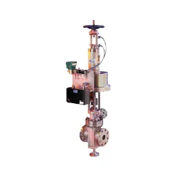 Slide gate valve for high temperature