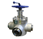 Three-way diverter lift plug valve