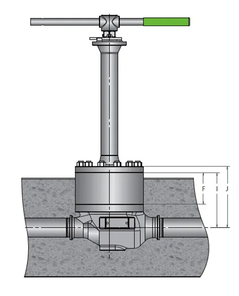 Cryogenic Top Entry Trunnion Mounted Ball Valve