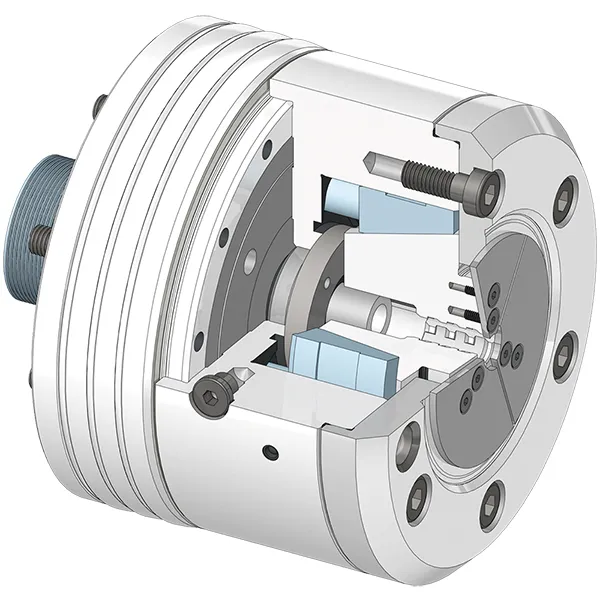 Segmented bushing chuck