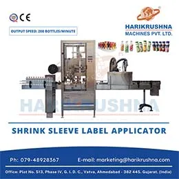 Automatic Shrink Sleeve Label Applicator Machine