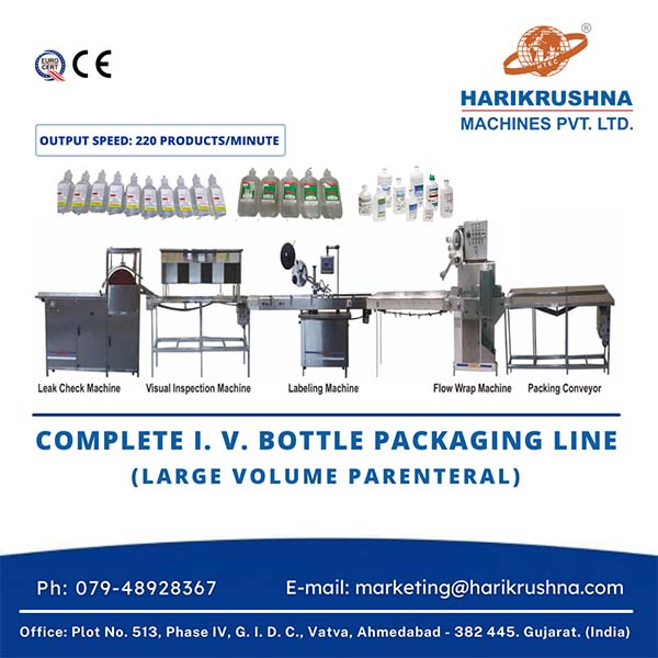 The I. V. Bottle Packing Line - LVP
