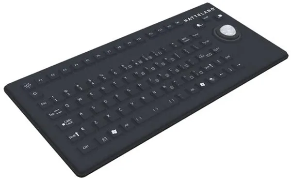 The HATTELAND Full travel rubber Keyboard
