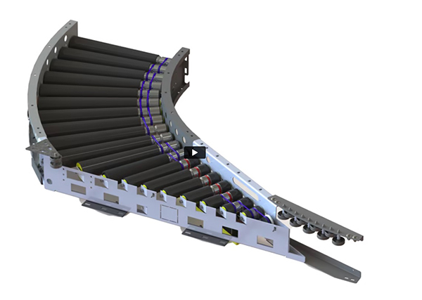 Series 1500 conveyor MDR Spur Curve