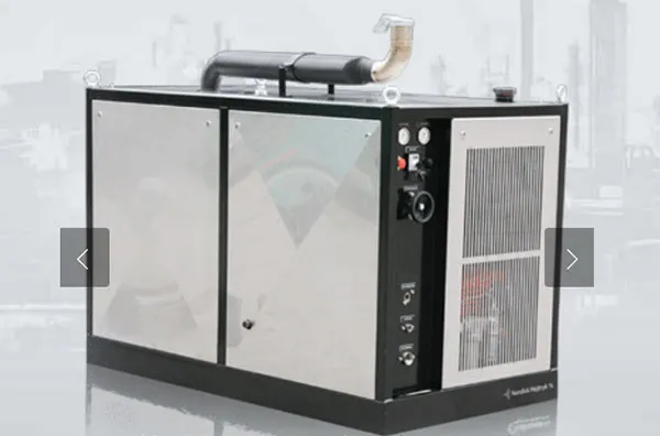 Diesel driven high pressure cleaning machine