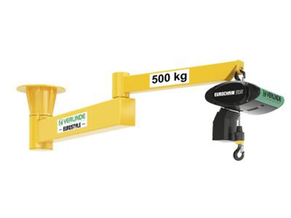 Ceiling mounted articulated jib cranes