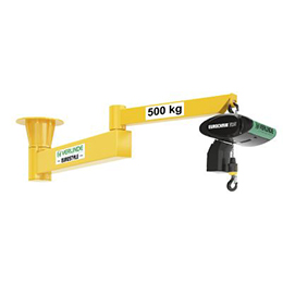 Ceiling mounted articulated jib cranes