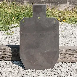 3/8 AR500 STEEL IPSC TORSO A-C TARGET (WITH D ZONE) 12" X 20"