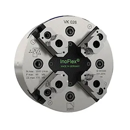 4-jaw closed center power chuck
