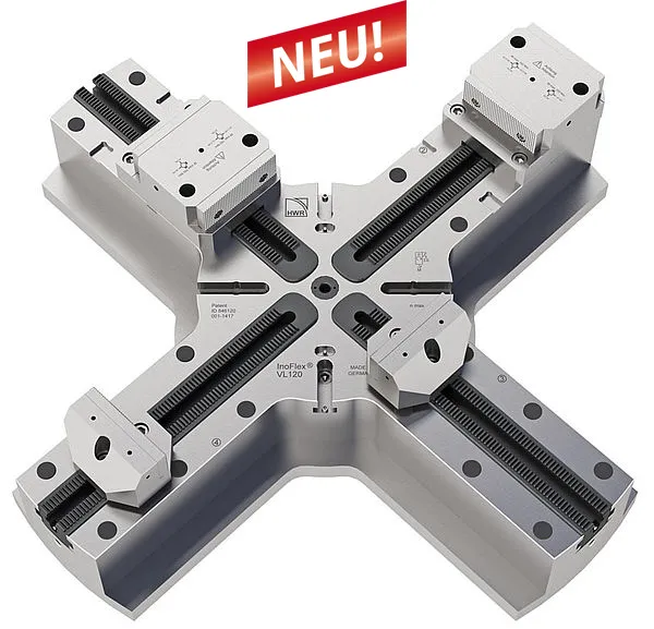 4-jaw weight reduced manual chuck