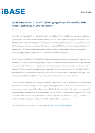 IBASE Introduces SI