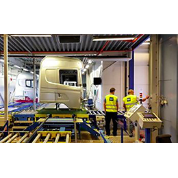 Scania painting line conveyor system