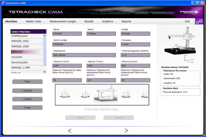 Tetracheck: Verification Software for CMMs