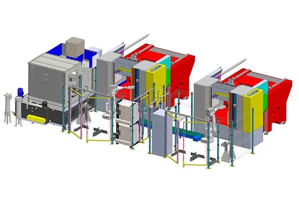Interlocking island with pallet system