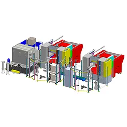 Interlocking island with pallet system