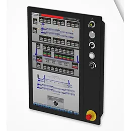 Fanless Panel PC with horizontal and vertical orientation