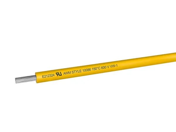 AWM Style 10086 Unipolar Flexible Cable in Bare Copper, Tinned Copper, Nickel-Plated Copper, Silver-Plated Copper
