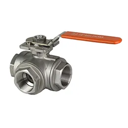 Stainless Steel 3 Way Ball Valve