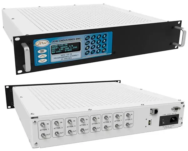 19 Inch Rack Attenuator Assemblies (50 Ohm)