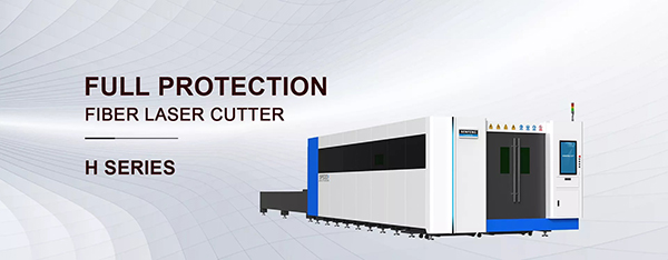 H full cover fiber laser cutting machine