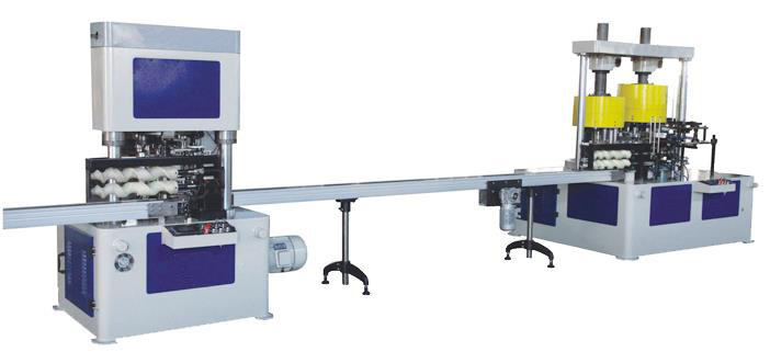 Automatic Aerosol Can Body Necking Flanging Seaming Machine