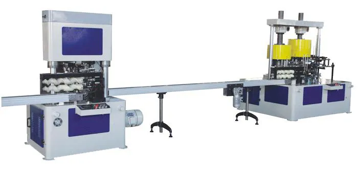 Automatic Aerosol Can Body Necking Flanging Seaming Machine