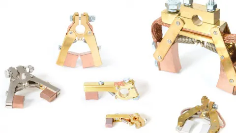 Leg brush holders