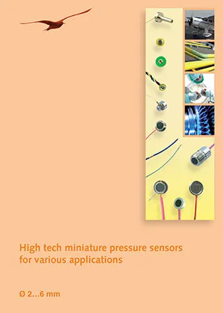 High Tech Miniature Pressure Sensors for Various Applications
