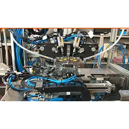 Aseembly machine for handle guides