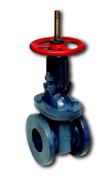 Cast Iron Knife Gate Valve Rising Spindle