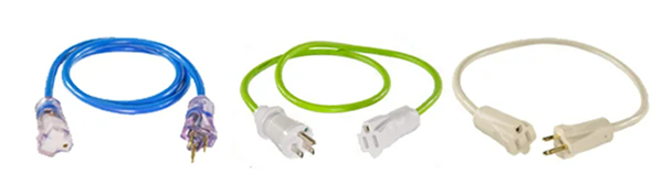 Extension and Detachable Power Cords